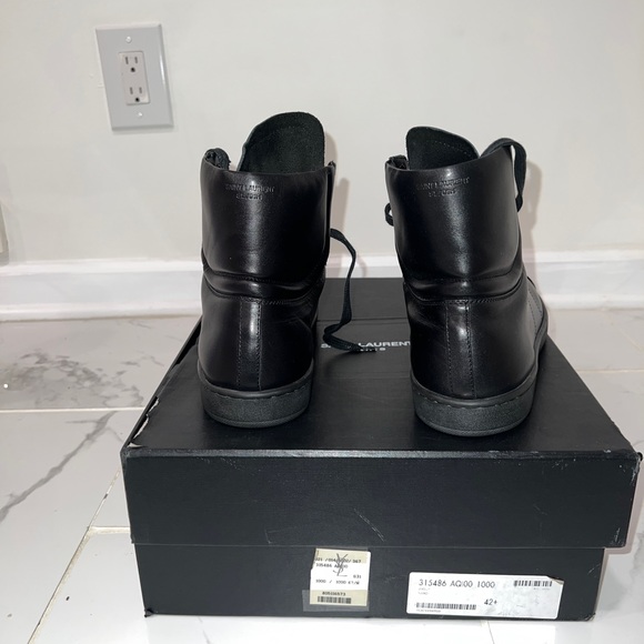 Saint Laurent hi sneakers size 42 is 9 - Picture 5 of 6
